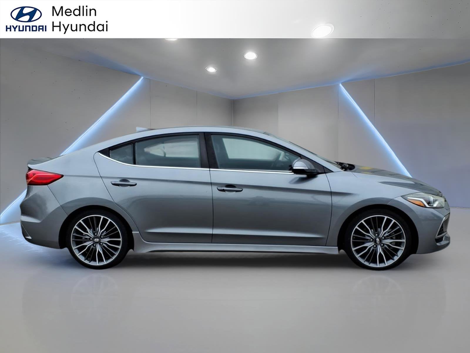 Used 2018 Hyundai Elantra Sport with VIN KMHD04LB0JU571175 for sale in Rocky Mount, NC