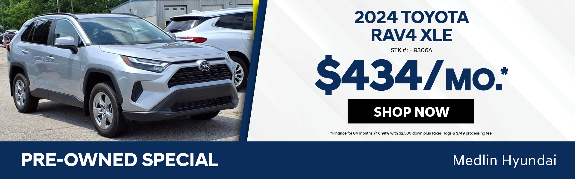 2024 Toyota RAV4 XLE - $434/mo