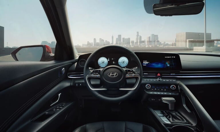 2026 Hyundai Elantra driver's view