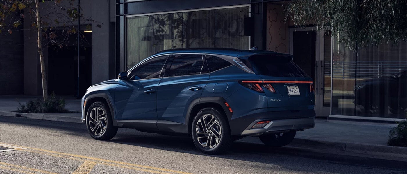 2026 Hyundai Tucson parked on a street
