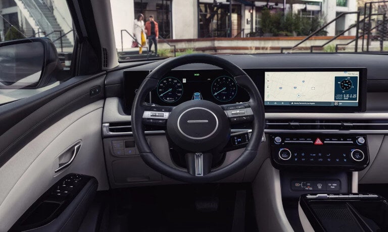 2026 Hyundai Tucson interior driver view
